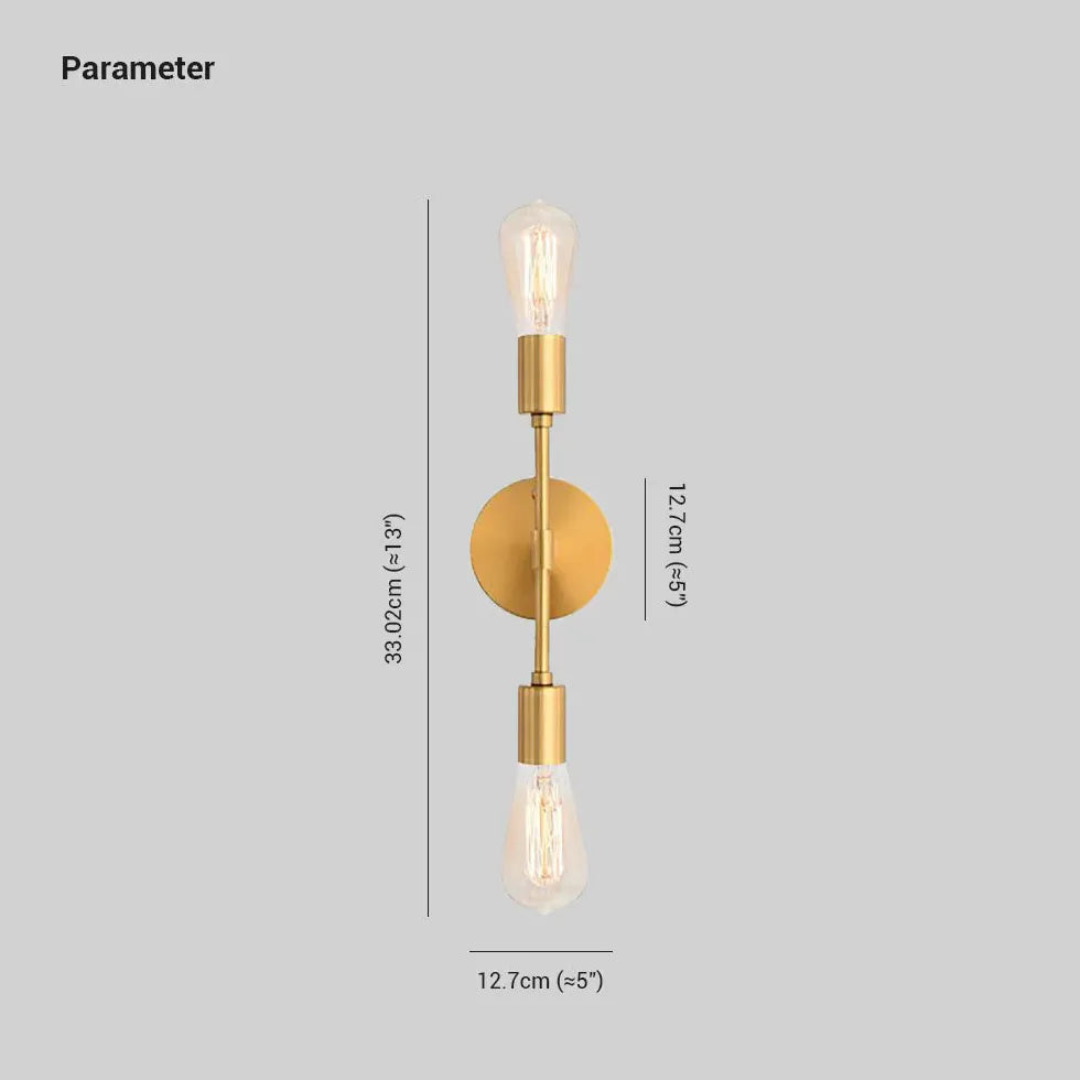 Applique doppia lampada con design elegante nero - clowasit.com