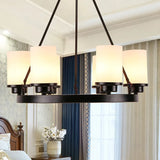 Lampadario in vetro moderno per ristorante elegante - clowasit.com