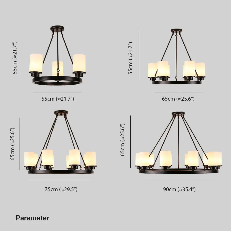 Lampadario in vetro moderno per ristorante elegante - clowasit.com