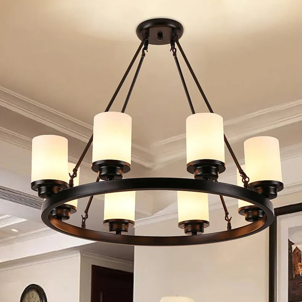 Lampadario in vetro moderno per ristorante elegante - clowasit.com