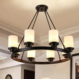 Lampadario in vetro moderno per ristorante elegante - clowasit.com
