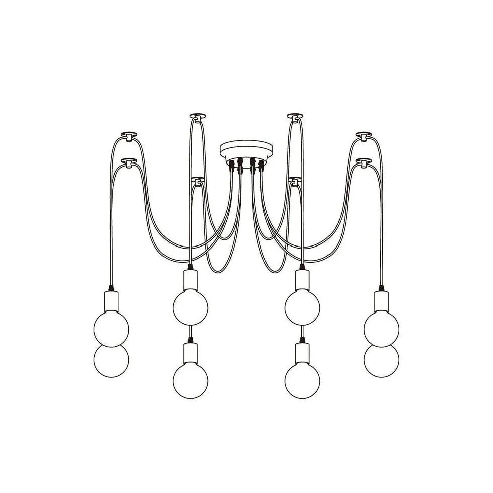 Lampadari per cucina a led Moderni neri - clowasit.com