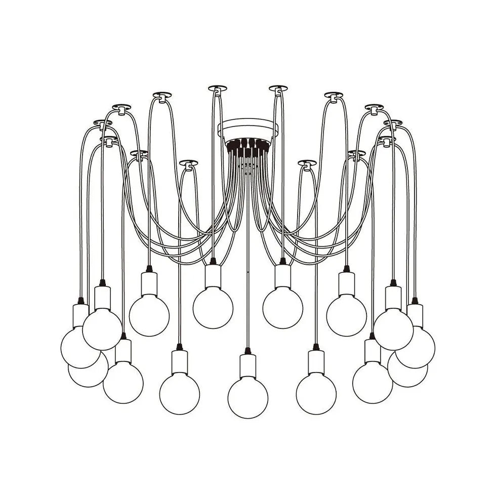 Lampadari per cucina a led Moderni neri - clowasit.com