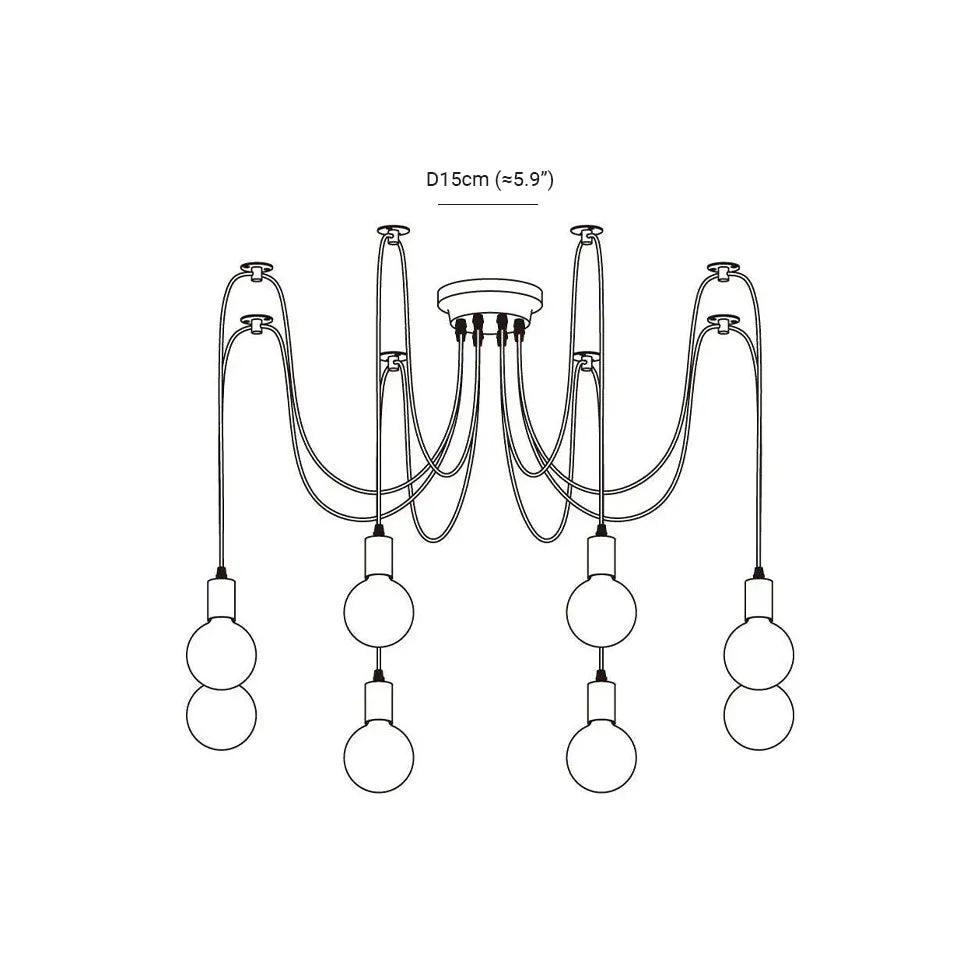 Lampadari per cucina a led Moderni neri - clowasit.com