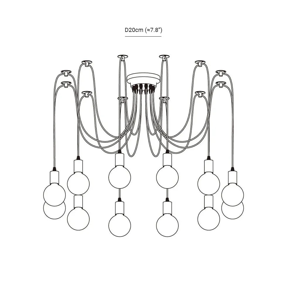 Lampadari per cucina a led Moderni neri - clowasit.com