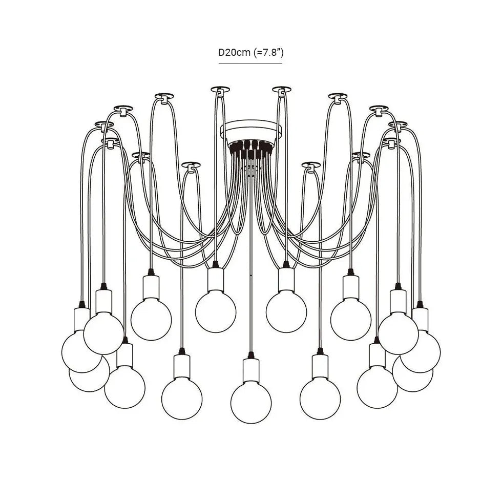 Lampadari per cucina a led Moderni neri - clowasit.com