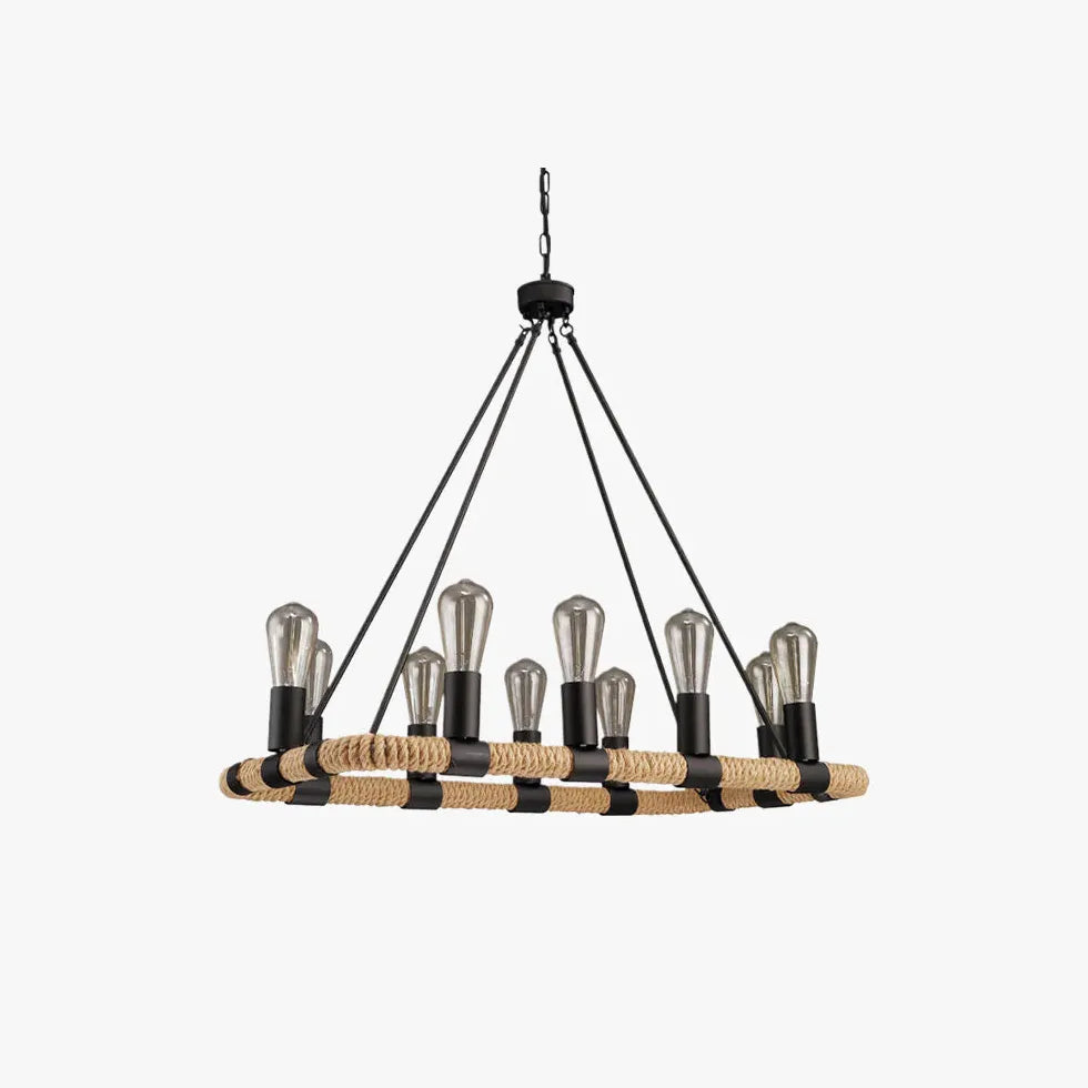 Lampadari a sospensione industriali con corda rettangolare - clowasit.com
