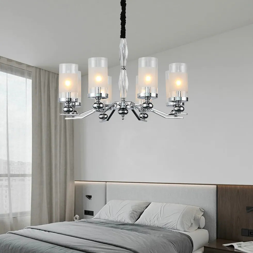 Applique in vetro trasparente e Design Elegante - clowasit.com