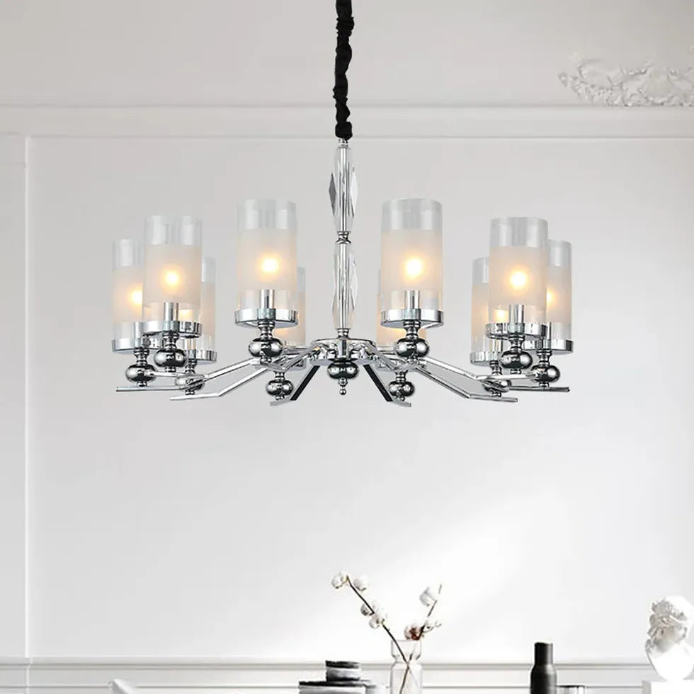 Applique in vetro trasparente e Design Elegante - clowasit.com