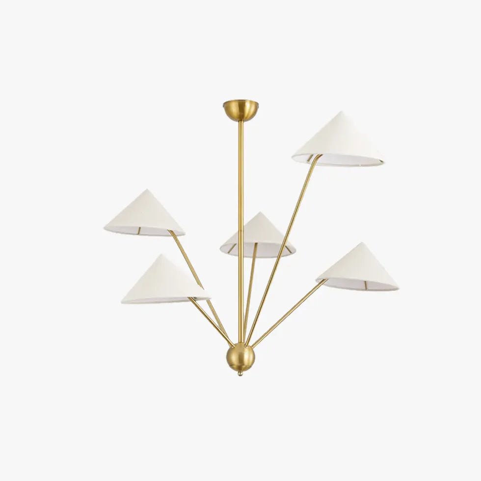 Lampadari di Ottone per Soggiorno Conico - clowasit.com