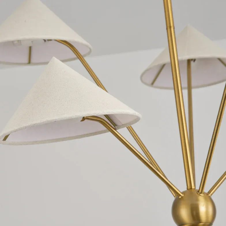 Lampadari di Ottone per Soggiorno Conico - clowasit.com