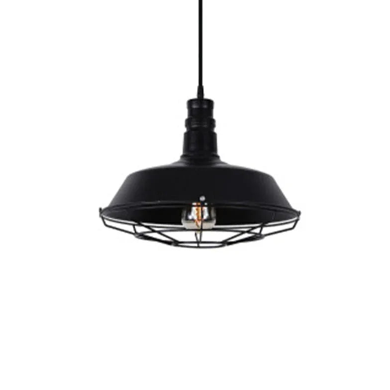 Lampadario industriale effetto antico in stile americano - clowasit.com
