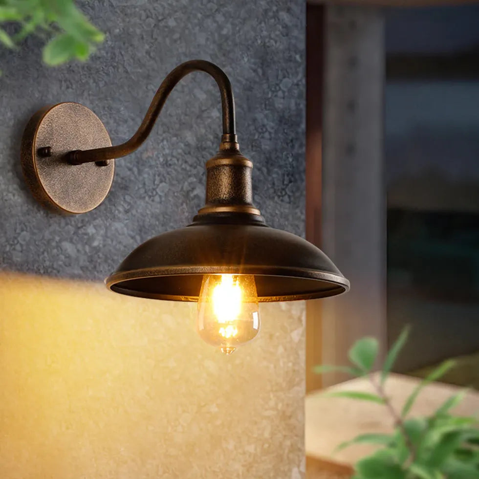 Luci da esterno vintage stile collo d'oca - clowasit.com