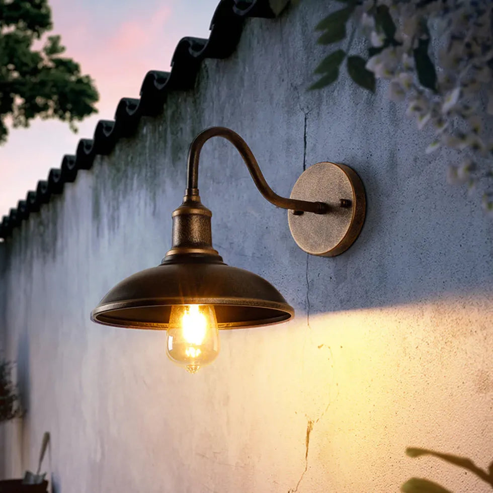 Luci da esterno vintage stile collo d'oca - clowasit.com