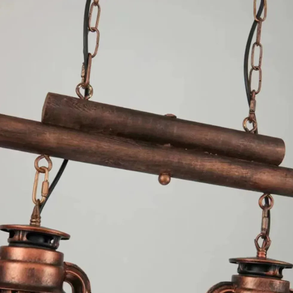 Lampadari stile industriale vintage doppio vetro elegante - clowasit.com