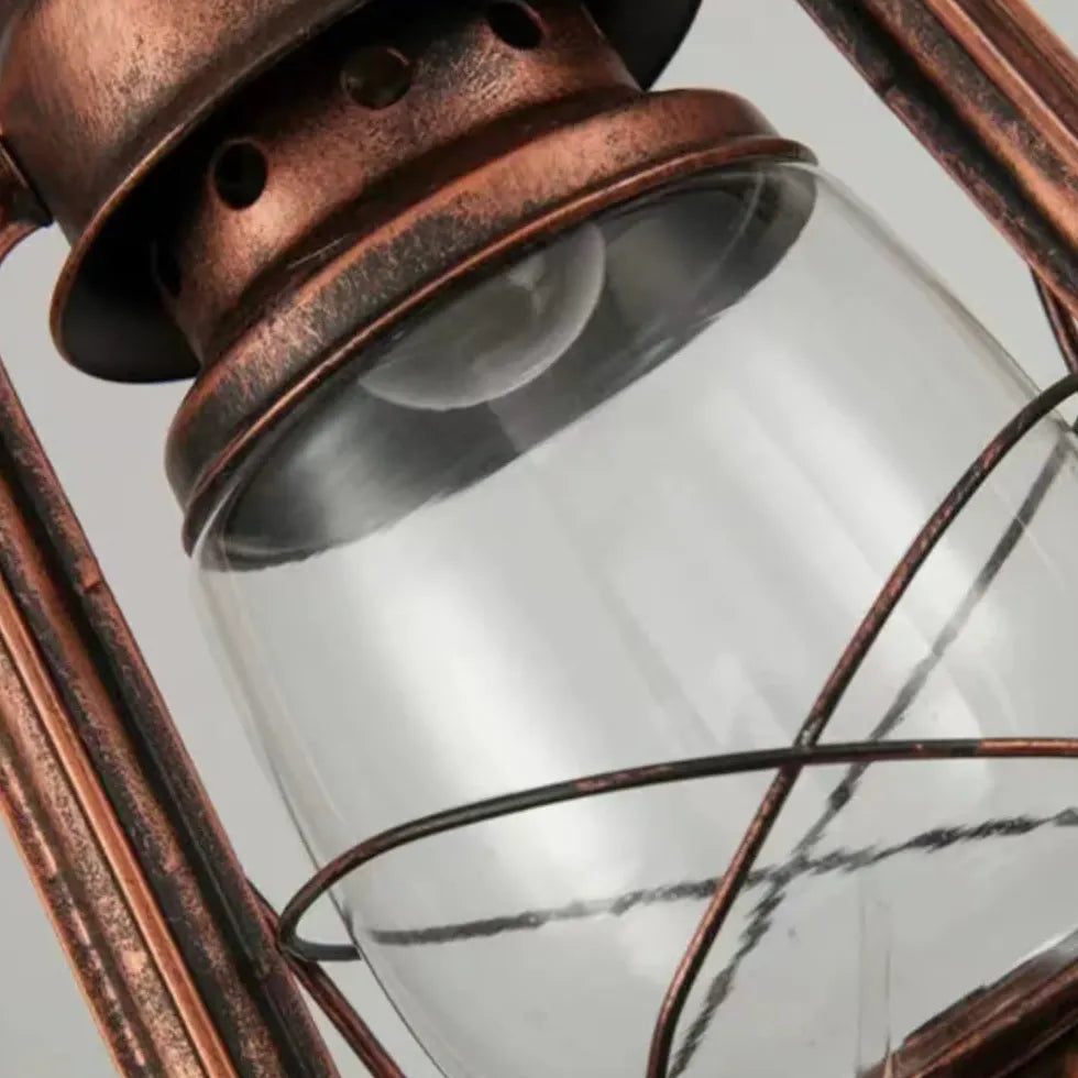 Lampadari stile industriale vintage doppio vetro elegante - clowasit.com