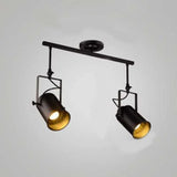 Faretti neri da soffitto Tre Lampade Metalliche - clowasit.com
