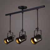 Faretti neri da soffitto Tre Lampade Metalliche - clowasit.com