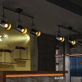 Faretti neri da soffitto Tre Lampade Metalliche - clowasit.com
