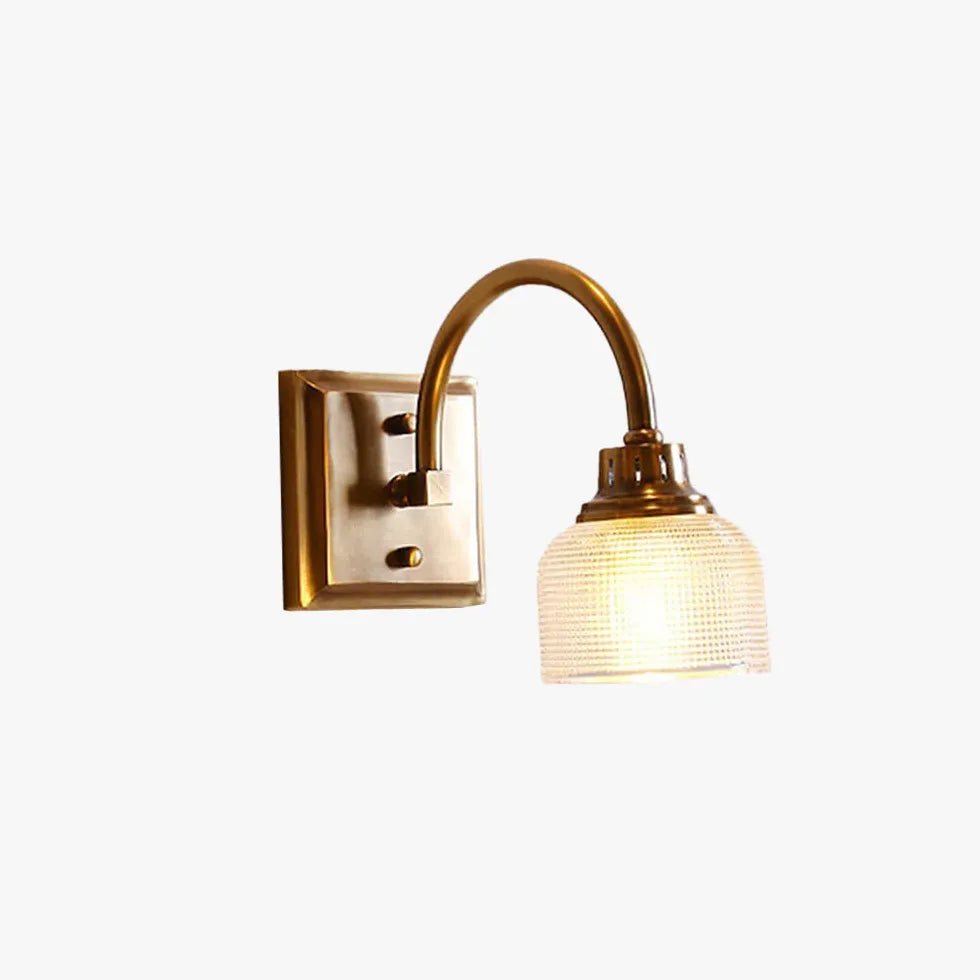 Applique vetro vintage per bagno con LED - clowasit.com