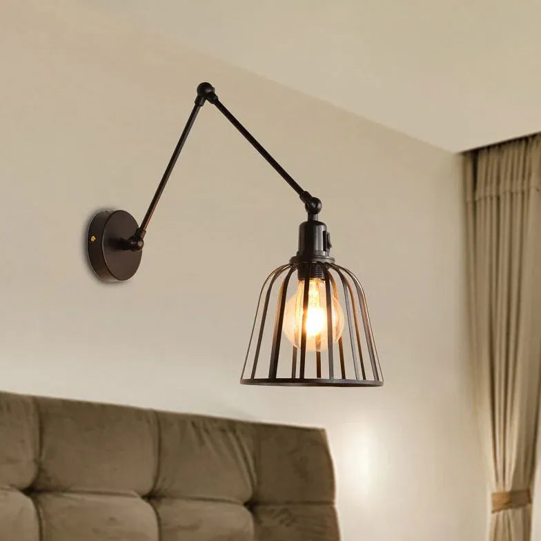 Lampada da parete regolabile Stile Industriale moderno - clowasit.com