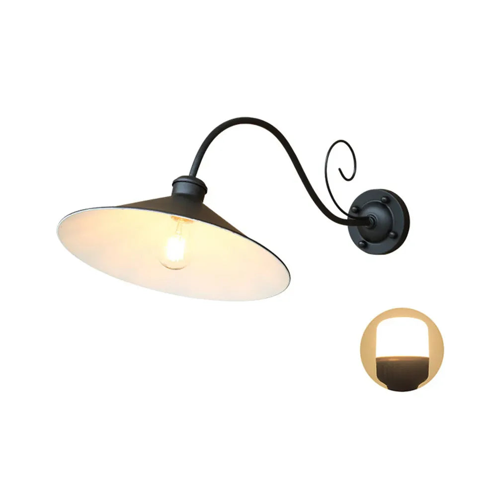 Luci Applique Da Esterno Design Industriale Nero - clowasit.com