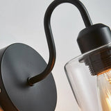 Applique da parete pendente vetro nero elegante - clowasit.com