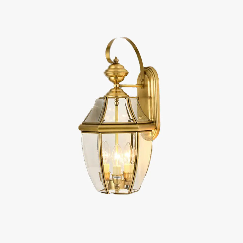 Luci Vintage Da Esterno in Ottone Dorato - clowasit.com