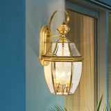 Luci Vintage Da Esterno in Ottone Dorato - clowasit.com