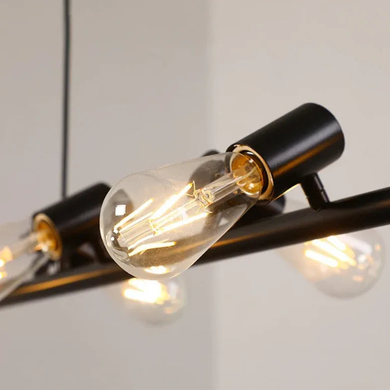 lampadario industriale vintage a più teste stile americano - clowasit.com