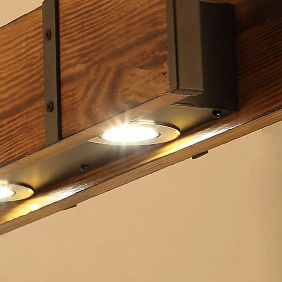 Lampadari Tetto in Legno Stile Retro Elegante - clowasit.com