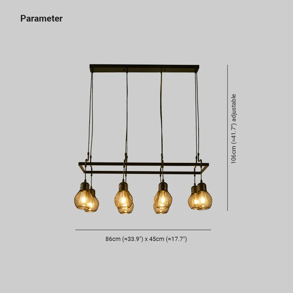 Lampadario a lampadina Design Antico per Soggiorno - clowasit.com