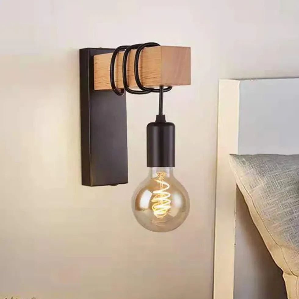 Applique da Parete con Lampadina Design Industriale - clowasit.com
