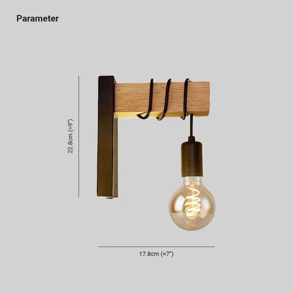Applique da Parete con Lampadina Design Industriale - clowasit.com