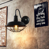 Applique da parete lampadina stile industriale metallo - clowasit.com