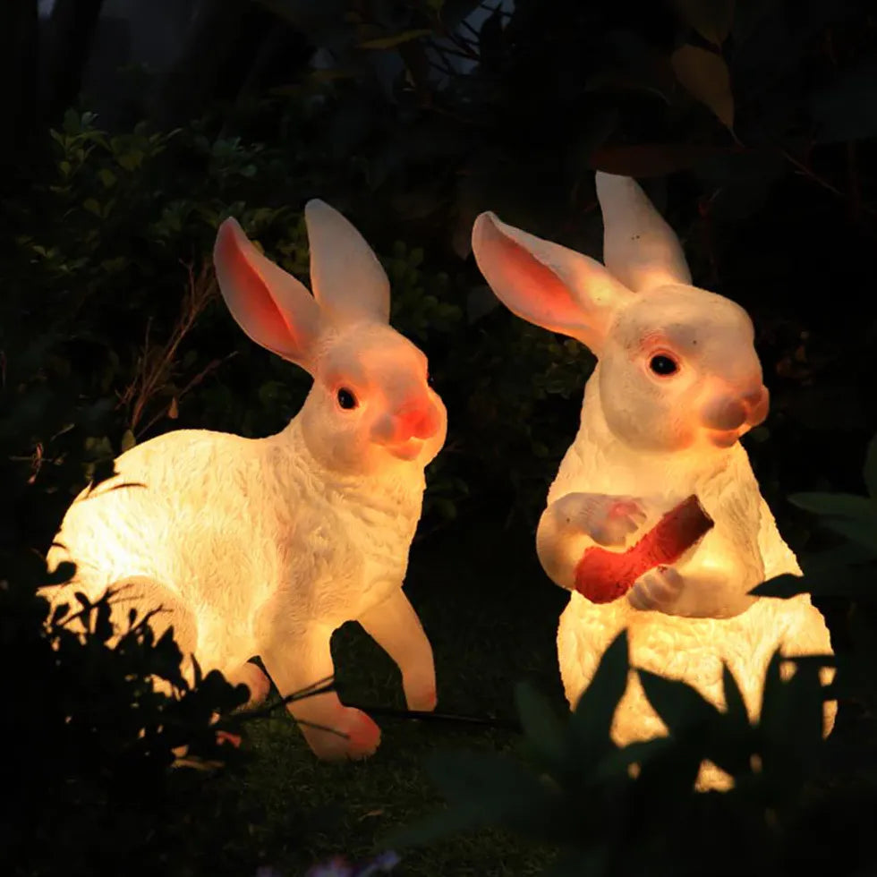 Lampade da giardino da terra design coniglietto - clowasit.com