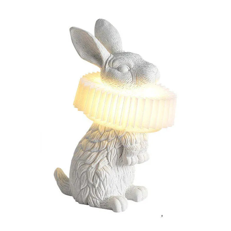Lampada da tavolo moderna design bianco coniglio - clowasit.com