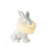 Lampada da tavolo moderna design bianco coniglio - clowasit.com