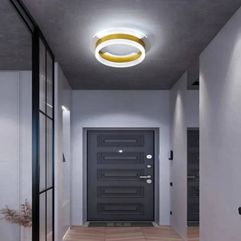 Lampadario Dorato Moderno Per Scala Quadrata - clowasit.com