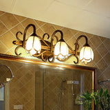 Applique Ottone Vintage Per Bagno Fiorito Antico - clowasit.com