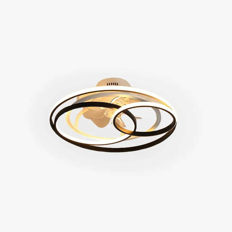 Ventilatori con luce a led Eleganza in camera - clowasit.com
