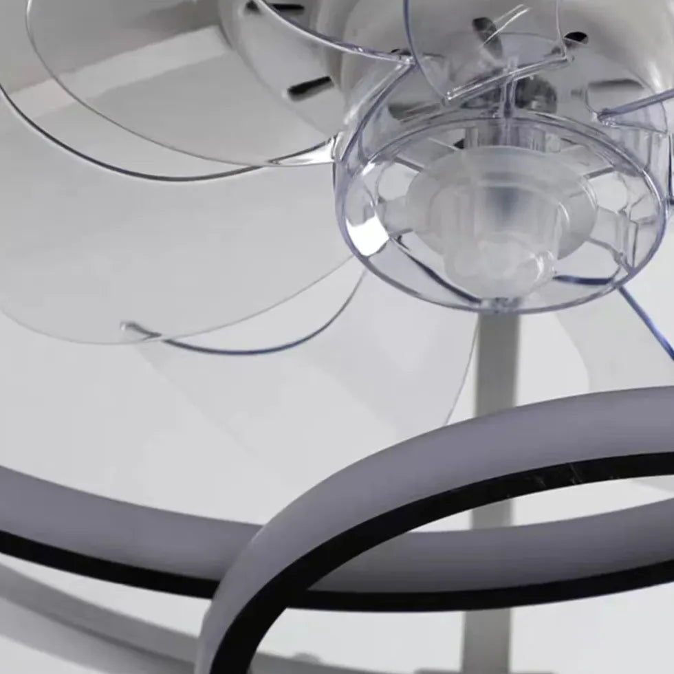 Ventilatori con luce a led Eleganza in camera - clowasit.com