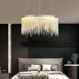 Lampadari Luxart Lampada moderna con frange circolari - clowasit.com
