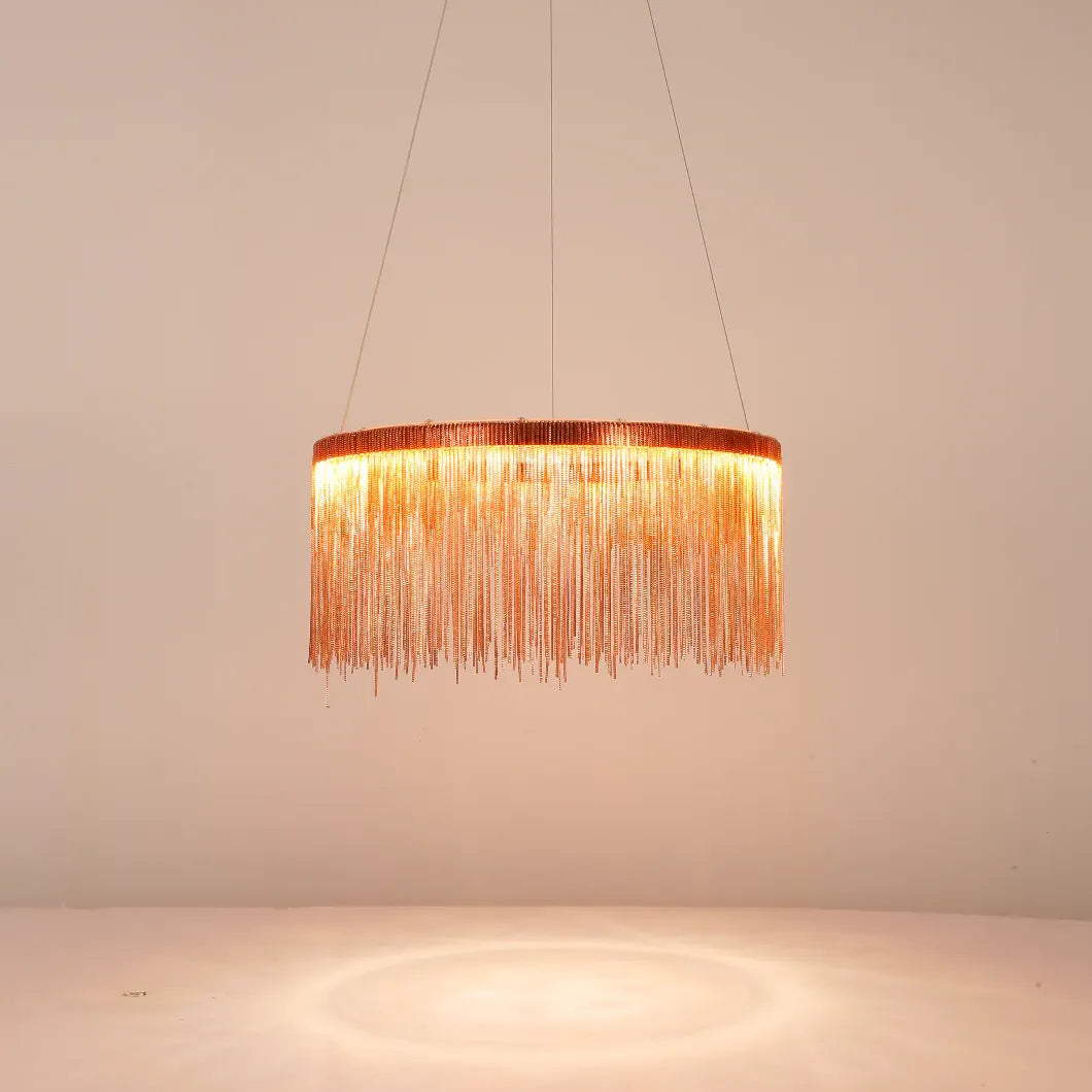 Lampadari Luxart Lampada moderna con frange circolari - clowasit.com