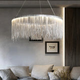 Lampadari Luxart Lampada moderna con frange circolari - clowasit.com