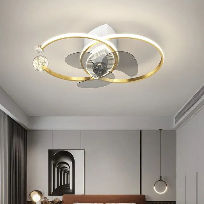 Ventilatore Soffitto Con Luce Led Stile Moderno - clowasit.com