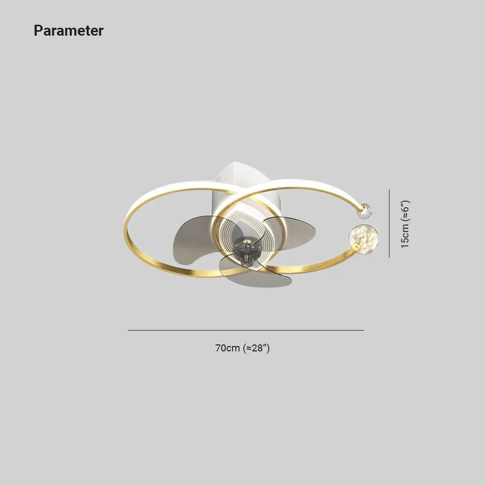 Ventilatore Soffitto Con Luce Led Stile Moderno - clowasit.com