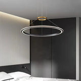 Plafoniera Lampadario Moderno Sottile Anello LED - clowasit.com