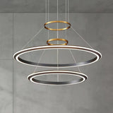 Plafoniera Lampadario Moderno Sottile Anello LED - clowasit.com