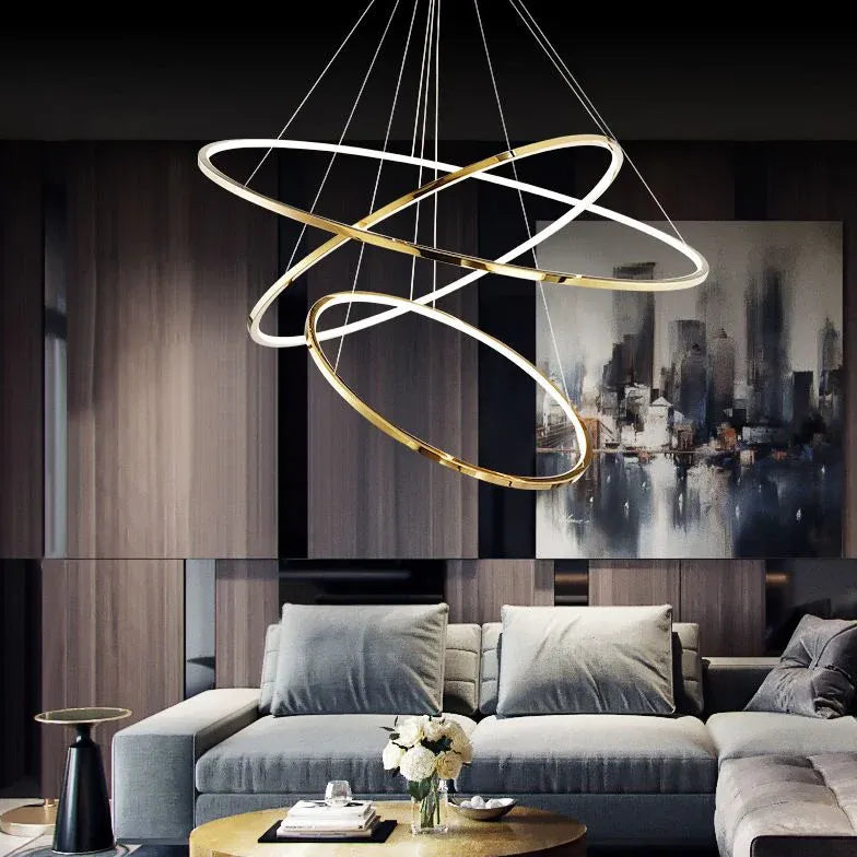 Ideal Lux Lampadari Moderni Oro e Cerchi - clowasit.com